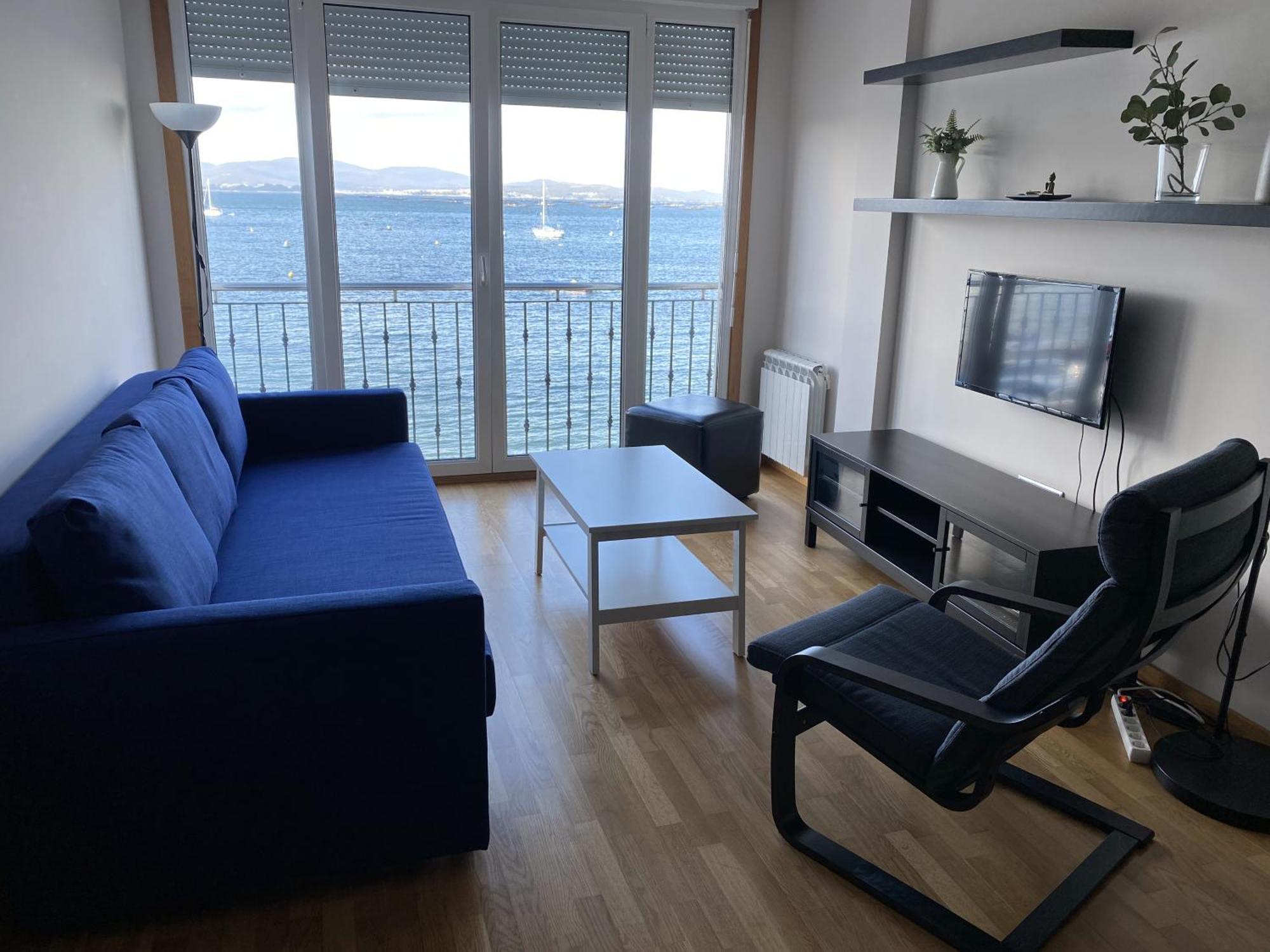 Apartamento En La Isla Con Vistas Al Mar Isla de Arosa Esterno foto