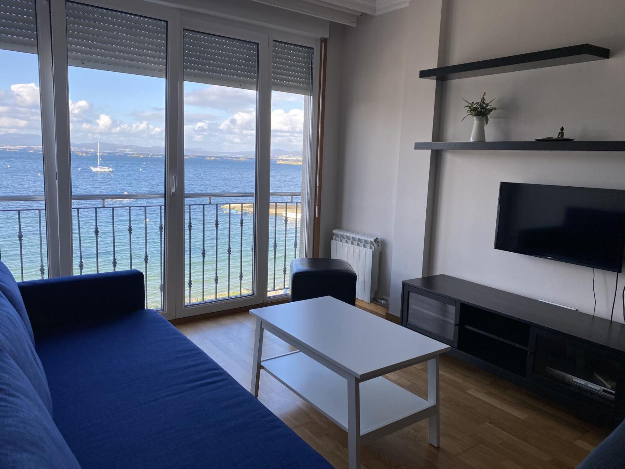 Apartamento En La Isla Con Vistas Al Mar Isla de Arosa Esterno foto